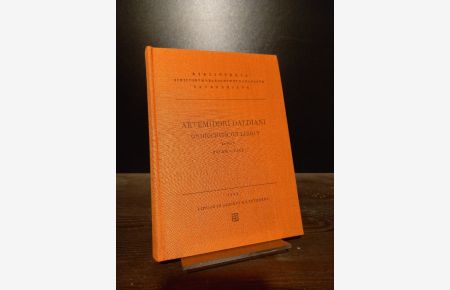 Artemidori Daldiani Onirocriticon Libri 5. Recognovit Roger A. Pack. (= Bibliotheca scriptorum Graecorum et Romanorum Teubneriana).