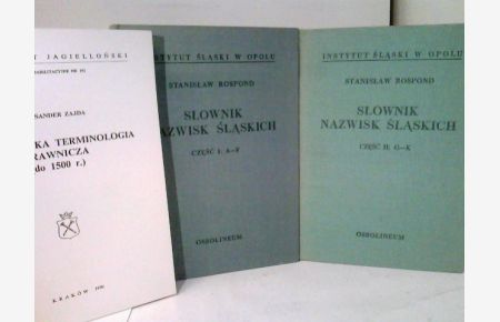 Konvolut: 3 Bände polnische Sprache