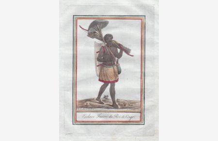 Esclave Favori du Roi de Congo.  - slave Sklave Congo Kongo Africa Afrika Tracht costumes