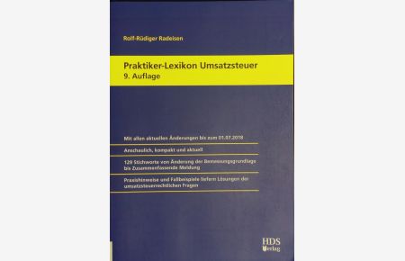 Praktiker-Lexikon Umsatzsteuer.