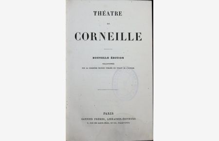 Théatre de Corneille.