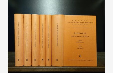 Diodori Bibliotheca Historica. Vol. 1-6. [Von Diodor]. Post I. Bekker et I. Dindorf recognovit Fr. Vogel. (= Bibliotheca scriptorum Graecorum et Romanorum Teubneriana).