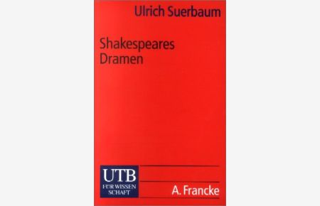 Shakespeares Dramen (Uni-Taschenbücher S)