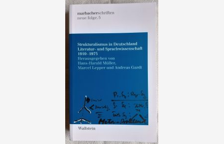 Strukturalismus in Deutschland : Literatur- und Sprachwissenschaft 1910 - 1975