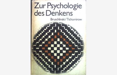 Zur Psychologie des Denkens.