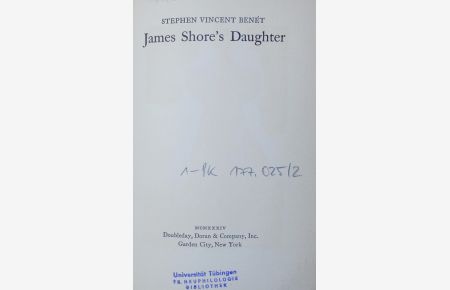 James Shore's daughter.