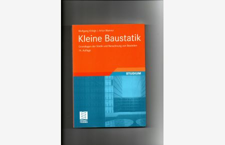 Wolfgang Krings, Kleine Baustatik : Grundlagen der Statik und Berechnung von Bauteilen