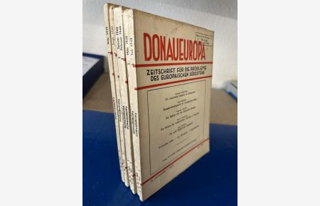 Donaueuropa - Zeitschrift für die Probleme des europäischen Südostens - Konvolut 1943