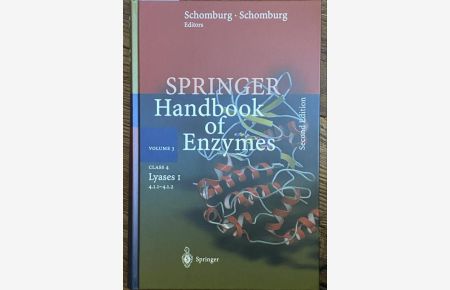 Springer Handbook of Enzymes. Vol. 3. Class 4. Lyases I: EC 4. 1. 1 - 4. 1. 2. .