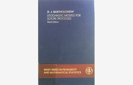 Stochastic Models for Social Processes.   - Wiley Series in Probability and Mathematical Statistics