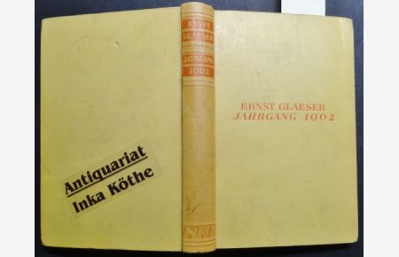 Jahrgang 1902 : Roman -