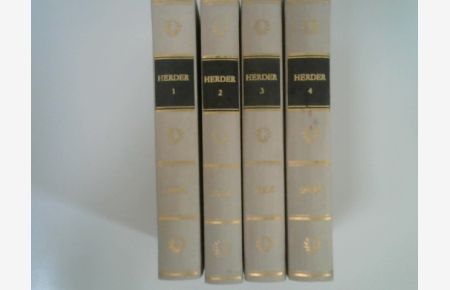 Herders Werke in 4 Bände. Ein Buch fehlt