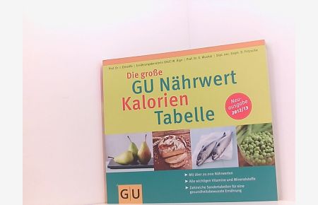 Die große GU Nährwert-Kalorien-Tabelle 2012/13