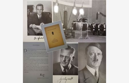 Reden aus Anlaß der Amtseinführung des Präsidenten der Deutschen Akademie Reichsminister Dr. Seyss-Inquart in der Großen Aula der Ludwig-Maximilians-Universität München am 10. Februar 1944