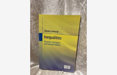 Inequalities: Theorems, Techniques and Selected Problems  - Theorems, Techniques and Selected Problems