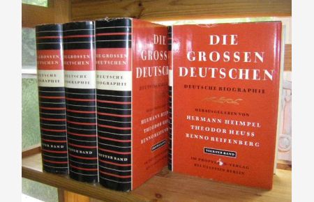 Die Grossen Deutschen. Erster bis vierter Band (4 Bände)