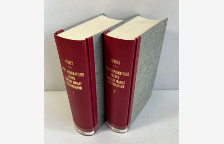 Urkundenbuch zur Geschichte des Deutschen Ordens. Band 1 und 2. Beide Bände als Bibliothekskopie.   - (= Codex Diplomaticus Ordinis Sanctæ Mariæ Theutonicorum).