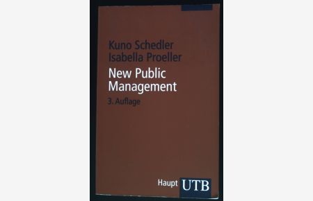 New Public Management.   - UTB ; 2132