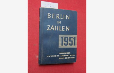Berlin in Zahlen : 1951.