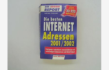 Die besten Internet adressen 2001/2002
