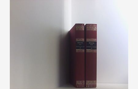 Gottfried Keller. Werke in zwei Bänden. (Die Bibliothek deutscher Klassiker Bände 54, 55)