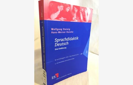 Sprachdidaktik Deutsch: Eine Einführung.   - (= Grundlagen der Germanistik, 38, ESV basics).