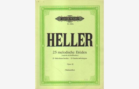 25 melodische Etüden für Klavier.