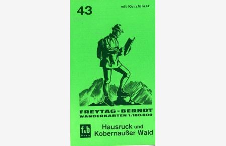 Freytag Berndt - Wanderkarte. Maßstab 1:100. 000 mit Kurzführer  - Blatt 43: Hausruck und Kobernaußer Wald
