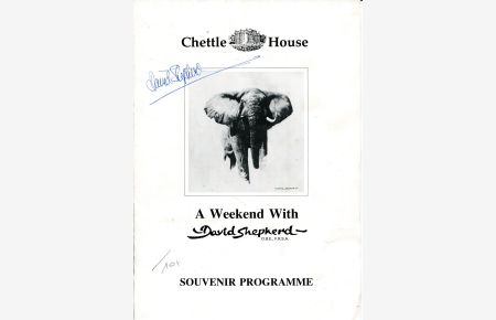 A Weekend With David Shepherd: Souvenir Programme