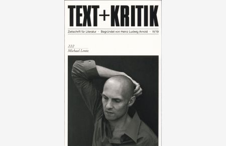 Text + Kritik  - Zeitschrift für Literatur, Heft IV/19