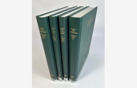 De Summo Bono. Vier Bände im Konvolut.   - (= Corpus Philosophorum Teutonicorum Medii Aevi, Band I/2 (2); I/3 (1); I/3 (2); I/4 (4)).