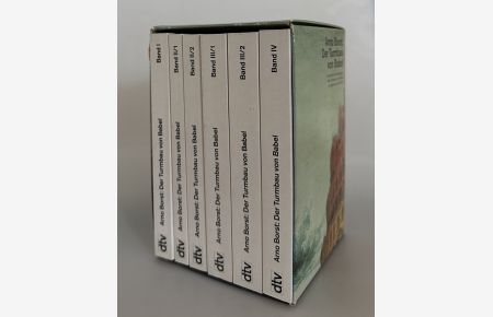 Der Turmbau von Babel: Geschichte der Meinungen über Ursprung und Vielfalt der Sprachen und Völker (dtv Kassettenausgaben).