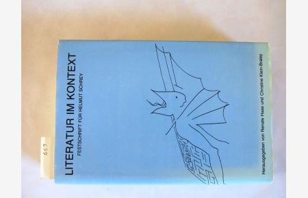 Literatur im Kontext.   - Festschrift für Helmut Schrey zum 65. Geburtstag am 6.1.1985.  (Duisburger Studien, 10)