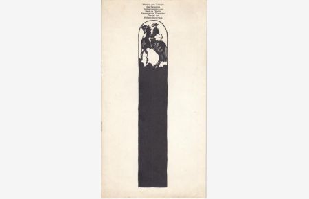 Programmheft zu: Wind in den Zweigen des Sassafras. Kammerwestern von Rene de Obaldia. - Inszenierung: Hansjörg Utzerath. - Darsteller: Hermann Hartmann, Lore Schubert, Otto Sander u. a. -