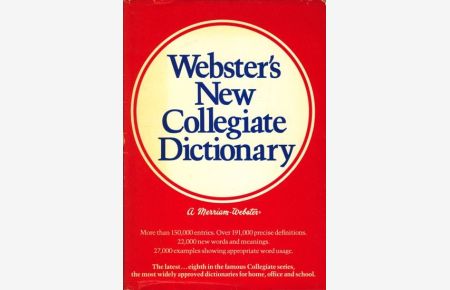 Webster's new collegiate dictionary ;