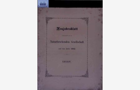 Neujahrsblatt.   - AA-5176