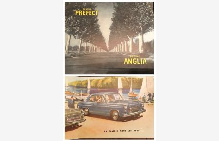 Ford De Luxe Perfect & De Luxe Anglia.   - Sales Brochure | Verkaufsprospekt