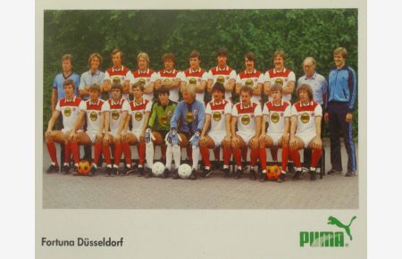 Mannschaftskarte Fortuna Düsseldorf (Saison 1983/84)