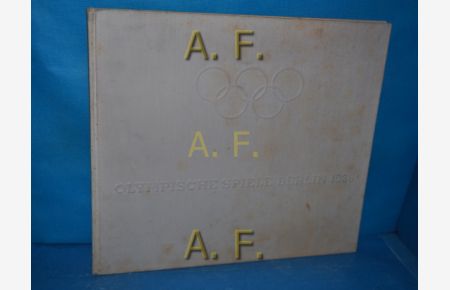 Olympische Spiele, Berlin 1936.   - Hrsg. u. bearb. v. Gerhard Krause. Gestaltet v. Wilhelm Limpert