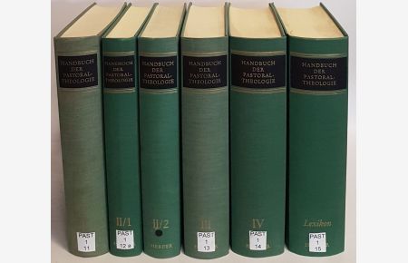 Handbuch der Pastoraltheologie: Praktische Theologie der Kirche in ihrer Gegenwart (6 Bände KOMPLETT) - Bd. I-IV (in 5) + Lexikon.