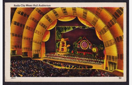 Radio City Music Hall Auditorium - Radio City Music Hall Konzertsaal Manhattan New York / entertainment venue concert hall theater