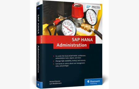 SAP HANA Administration: Find out how SAP HANA is changing the Job of the CBA. Understand SAP HANA admin concepts and then learn how to apply them . . . for any administrator (SAP PRESS: englisch)