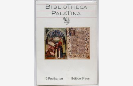 Bibliotheca Palatina.   - 12 farbige Postkarten.