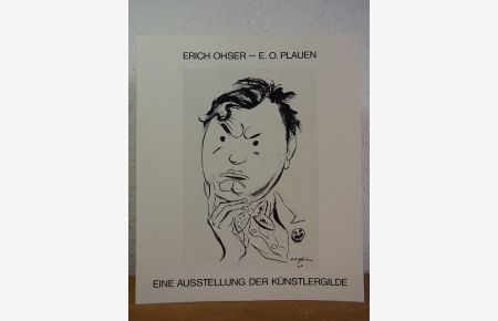 Erich Ohser - E. O. Plauen 1903 - 1944. Zeichnungen, Karikaturen, Bilder-Reihen, Vater und Sohn. Ausstellung in der Galerie der Stadt Esslingen am Neckar, Villa Merkel, 18. April - 23. Mai 1982