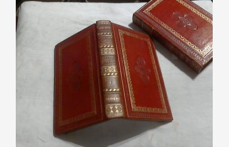 Les encouragemens de la jeunesse. ++ 2 Vols -- rote Ganzlederbände Handeinbände reich vergoldet ++