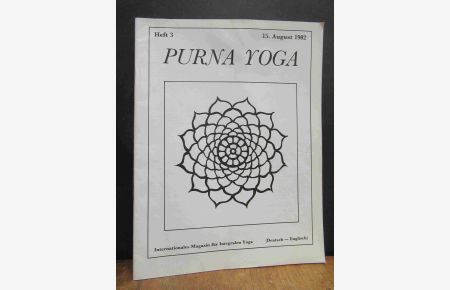 Purna Yoga - Zeitschrift für integralen Yoga, Heft Nr. 3,