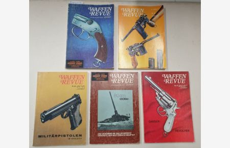Waffen Revue : Konvolut 1970er Jahre : 6 Hefte : Nr. 5, 13, 26, 27, 32 :