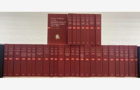 Johann Wolfgang Goethe - Sämtliche Werke nach Epochen seines Schaffens. 21 Bände komplett in 33 Teilbänden. Müncher Ausgabe. Herausgegeben von Karl Richter in Zusammenarbeit mit Herbert G. Göpfert, Norbert Miller und Gerhard Sauder.