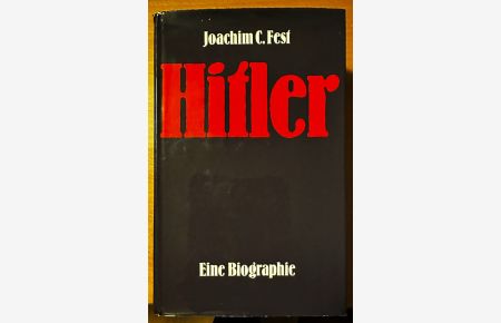 Hitler. Eine Biographie.