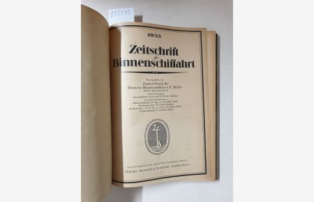 Zeitschrift für Binnen-Schiffahrt 1935 :